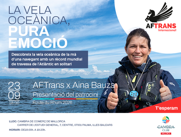 La vela oceánica, pura emoción: Aina Bauzà rumbo a la Route du Rhum 2026