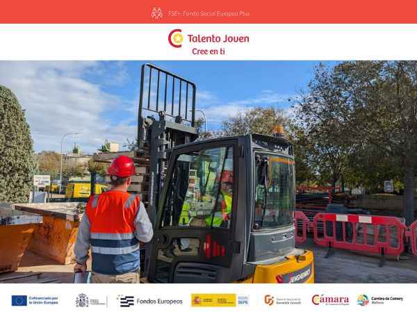 Garantía Juvenil: manipulación de cargas con carretillas elevadoras 